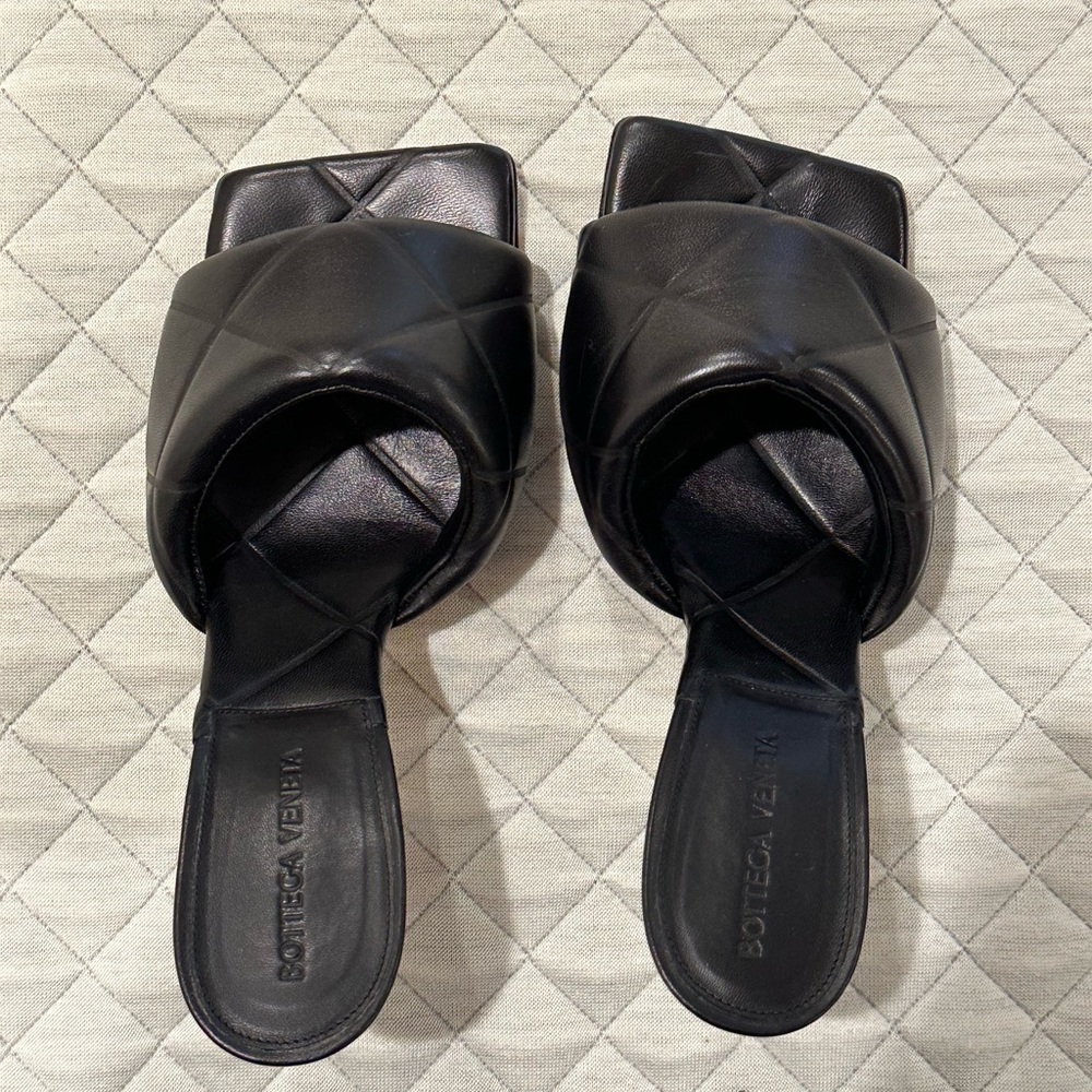 Bottega Veneta Padded Leather Mules